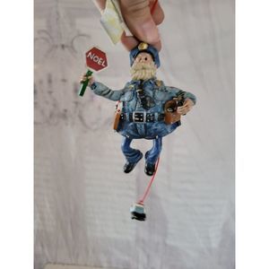 Cannon falls police officer jointed moving ornament Xmas holiday tree